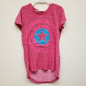 Marvel high-low t-shirt for girl's